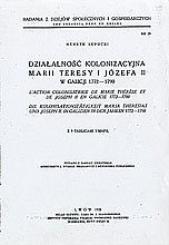 Działalność kolonizacyjna Marii Teresy i Józefa II