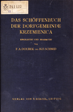 Księga Ławnicza Krzemienicy