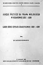 Księgi przyjęć do prawa miejskiego w Krakowie