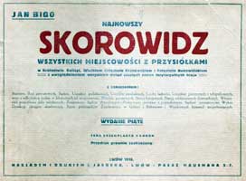 Skorowidz miejscowości Galicji i Bukowiny